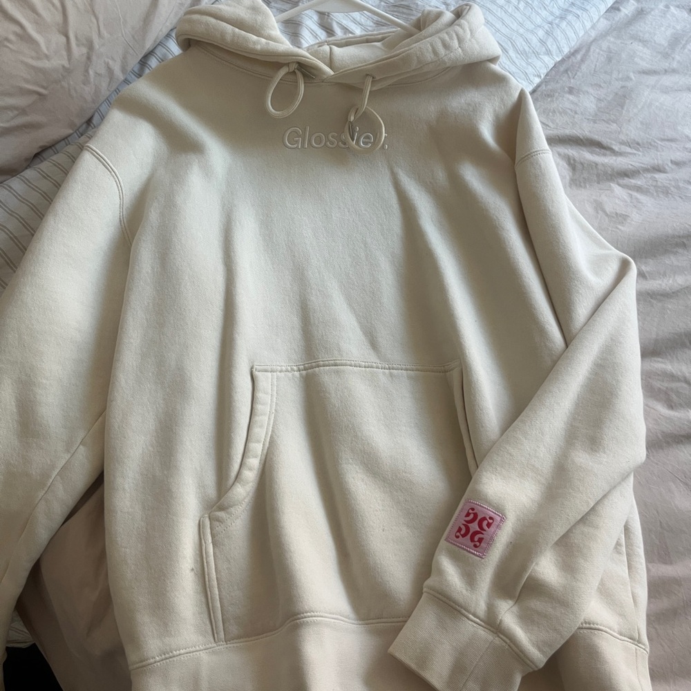 Limited Edition Glossier Cream Hoodie